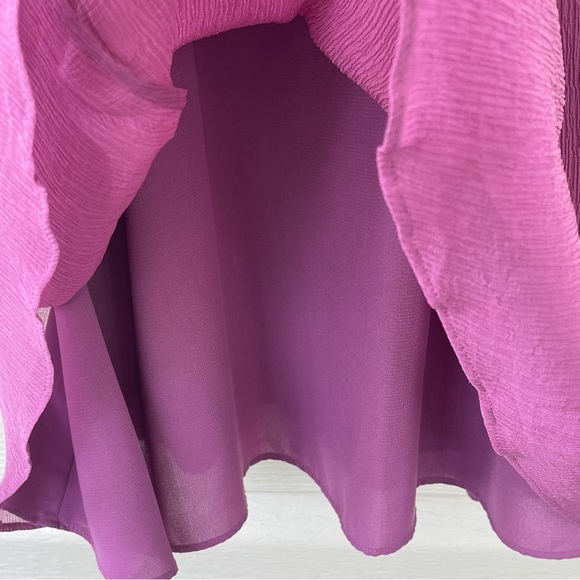 Ted Baker London Silk Crepe Flowy Elegant Formal Dress Size 2 - Picture 10 of 14